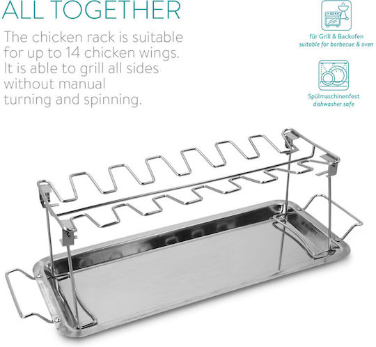 Navaris Kitchen Rack made of Stainless Steel 14pcs