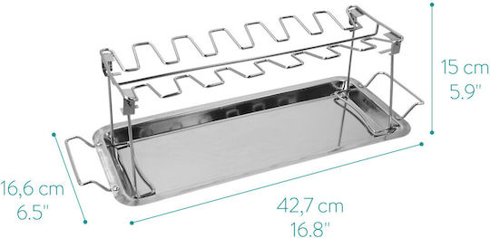 Navaris Kitchen Rack made of Stainless Steel 14pcs