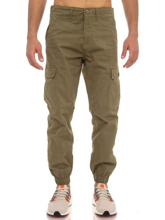 Pantalon Bărbați Cargo Elastic Kaki