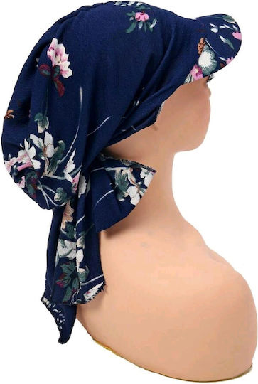 Women's Soft Fabric Turban Hair Headband White Leopard