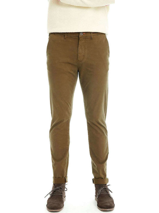 FBM006-00102 Hose Chino Elastisch Olive