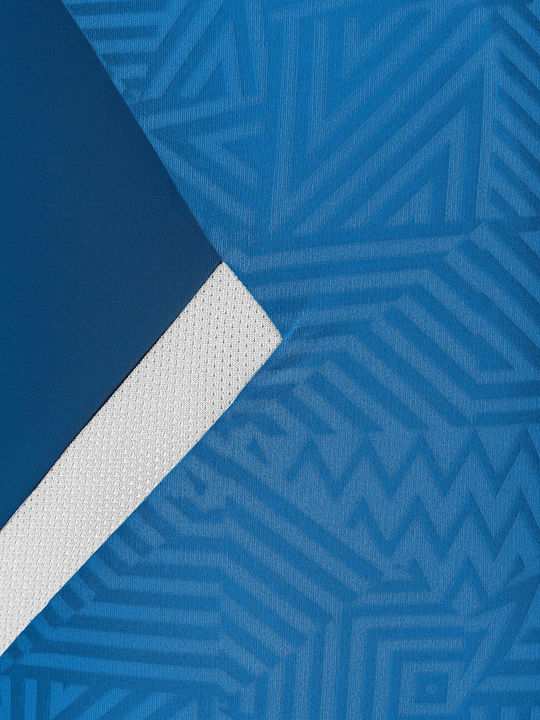 Sportliche Herrenbluse Kurzarm Blaue
