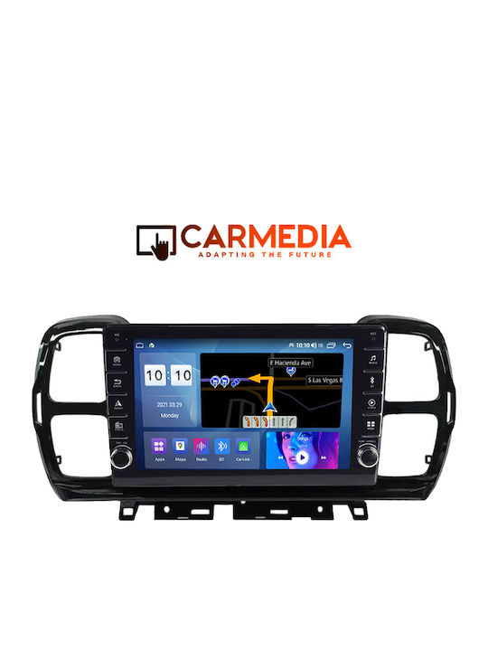Carmedia Car Audio System for Citroen C5 Aircross 2017-2021 (Bluetooth/USB/WiFi/GPS/Apple-Carplay/Android-Auto) with Touch Screen 9"