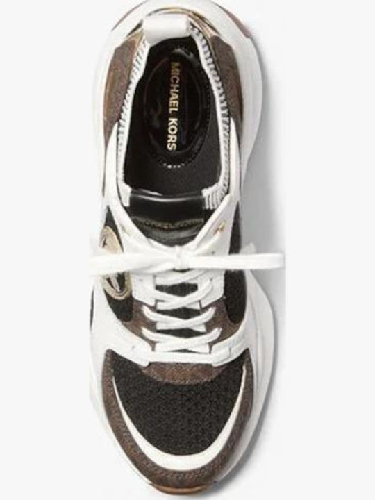 Knit Trainer Sneakers Brown / Black