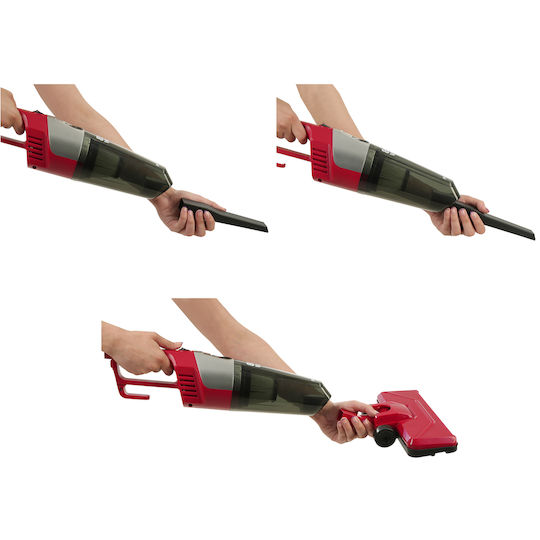 Human HU-638 Прахосмукачка 2 в 1 Stick & Ръчна Червена