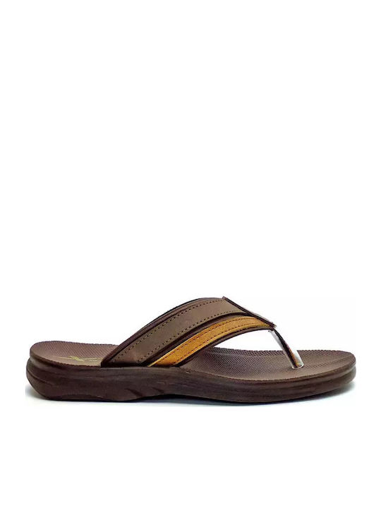 Herren Flip Flops Braun