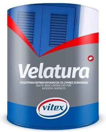 Vitex Velatura Υπόστρωμα Λευκό Κατάλληλο για Ξύλο 2.5lt