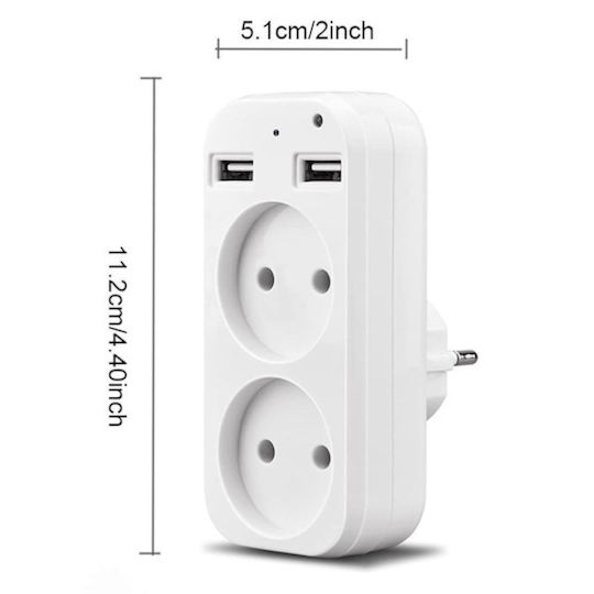 S-Talk Hidden Camera WiFi Socket 1080p with Memory Card Slot and Motion Detector