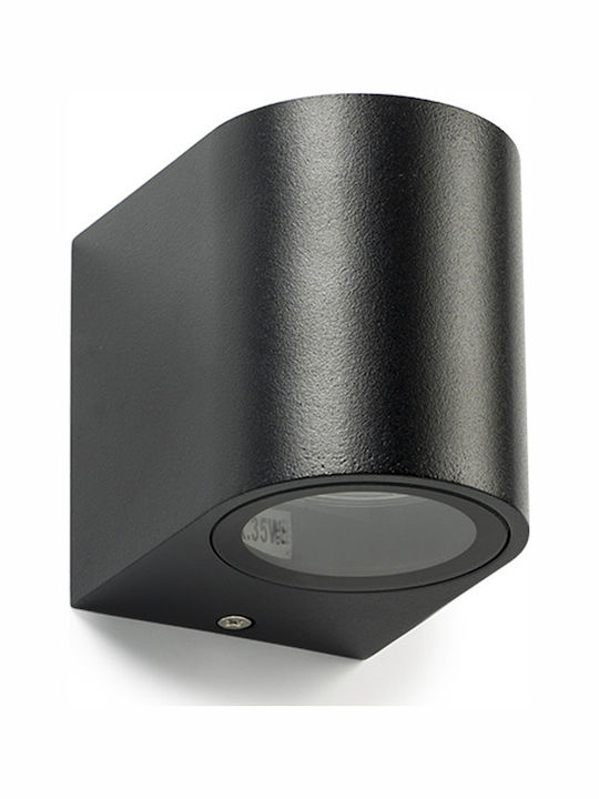 123led Wall-Mounted Outdoor Light GU10 IP44 6.8x8.1x9.2εκ.