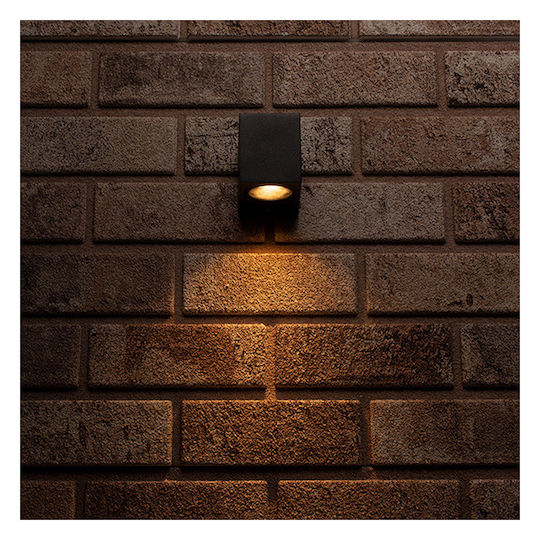 123led Wandmontierte Außenleuchte GU10 IP44 6.8x9.2x8.1εκ.