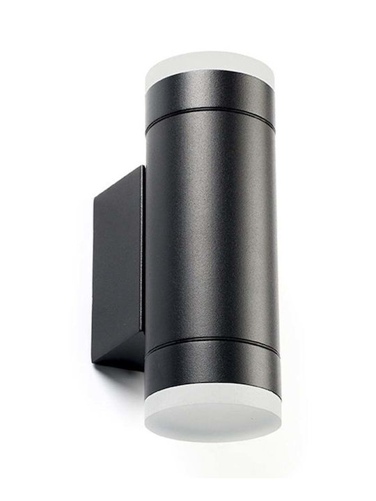 123led Επιτοίχιο Εξωτερικό Φωτιστικό GU10 IP54 Διπλής Δέσμης