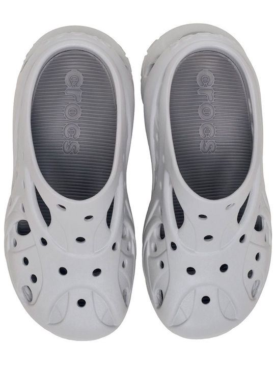 Crocs Caged Γυναικεία Σαμπό Ασημί