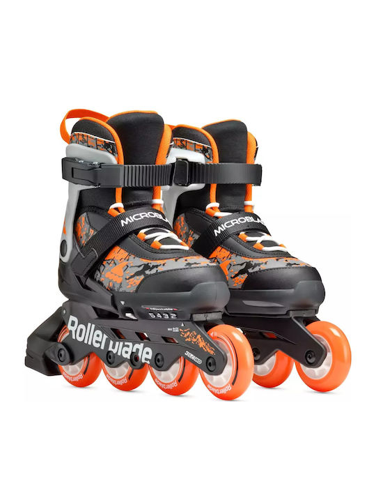 Rollerblade În linie Reglabil Role Negre Pentru Copii