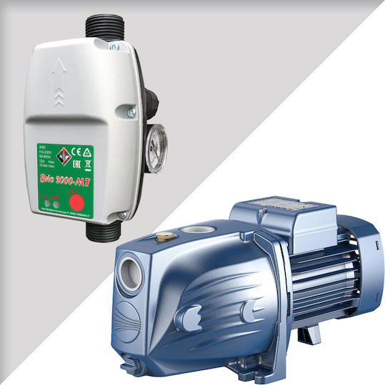 Pedrollo MONTAGE JSWm 2AX + BRIO Single Phase Water Pressure Pump without Container 1.25hp