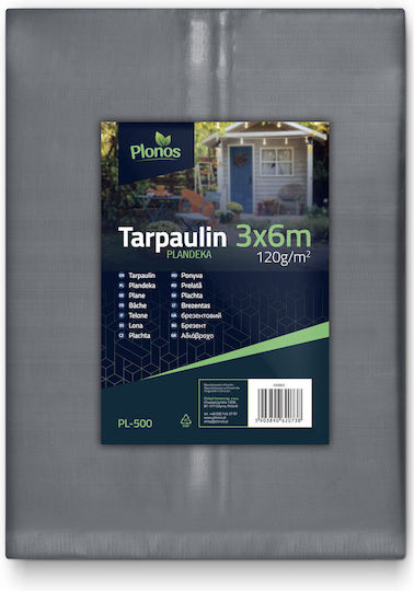 Plonos Rotund Impermeabil Prelată 120gr/m² cu Diametru 3m. Tip de lumină Portocaliu