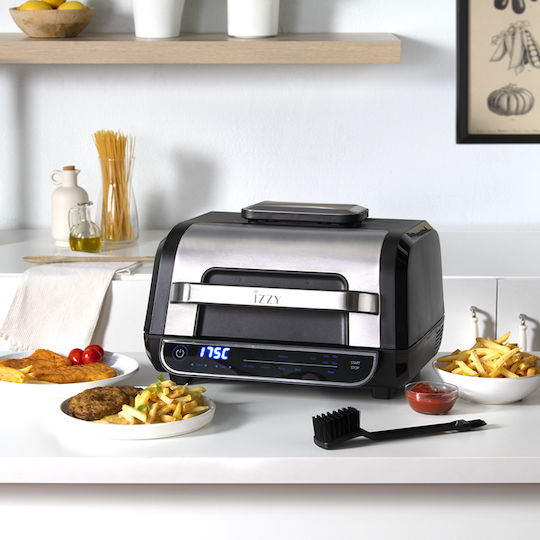 Izzy Digital Air Fryer & Grill 2in1 Air Fryer 7lt Silver