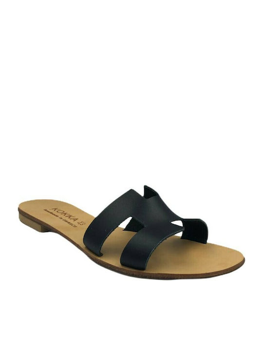 Women's Flat Sandals in Gold Color