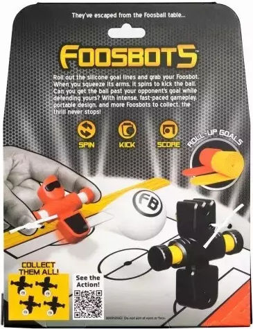 Fat Brain Toys Foosbots 2-Pack Tabletop Trickshot Titan & Viper για 6+ Ετών (Διάφορα Σχέδια)