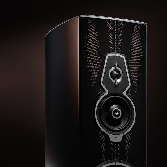 Sonus Faber x Maserati Amati G5 Folgore Limited Edition Paar Hi-Fi Lautsprecher Boden 3.5 Anzahl von Fahrern Braun