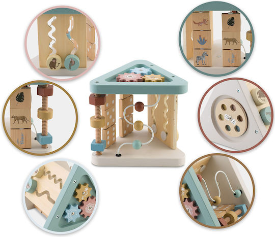 Wooden Sensory Toy Triangle Nk-860 Nukido
