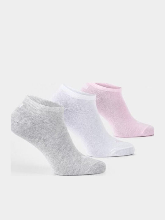 PUMA Athletic Kids' Ankle Socks Invisible 3P Multicolored 3 Pairs