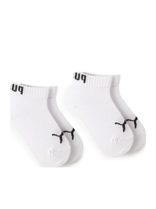 PUMA Дълги детски спортни чорапи Quarter Бели 3 Чифта