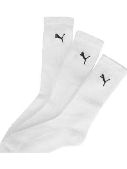 PUMA Athletic Kids' Long Socks White 3 Pairs