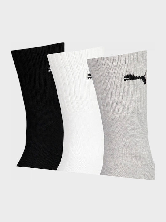 PUMA Athletic Kids' Long Socks Junior 3P Collection Multicolored 3 Pairs