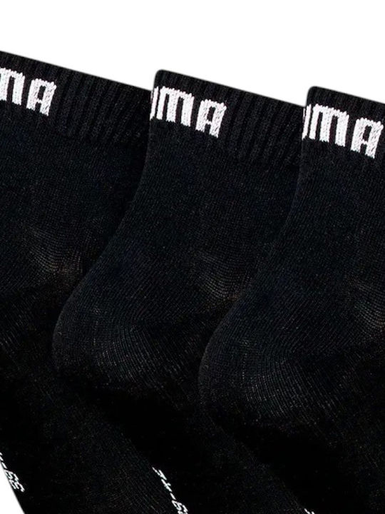 PUMA Quarter Football Black Socks 3 Pairs