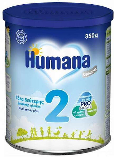 Humana Γάλα σε Σκόνη Optimum 2 για 6+ Μηνών 350gr