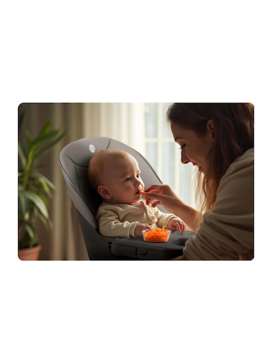 Nukido Tilo Baby Highchair 3 in 1 with Adjustable Height Gray