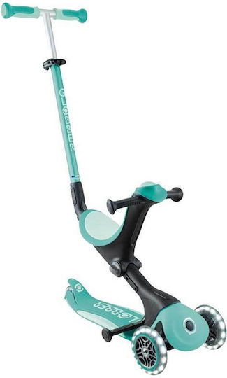 Globber Scuter Copii Pliabil Go-up 3 Roți Cu Iluminare LED Pentru 15 Luni Verde