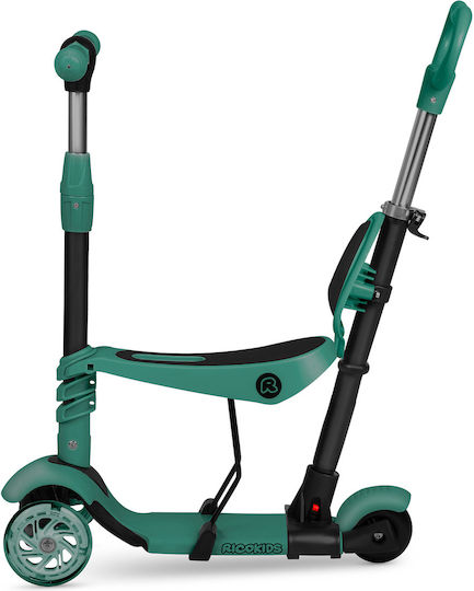 Ricokids Scuter Copii Todi 3 Roți Cu Scaun Verde