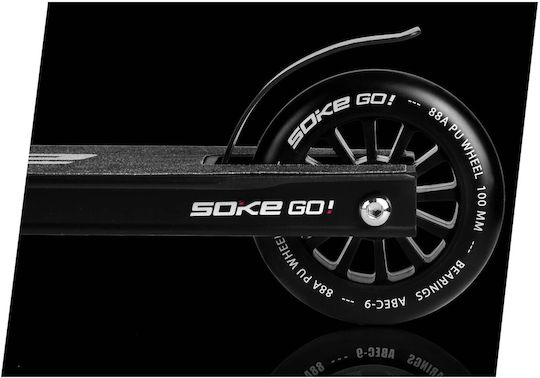 Soke Детски ролери Сгъваемо Go! 2 колела Черно