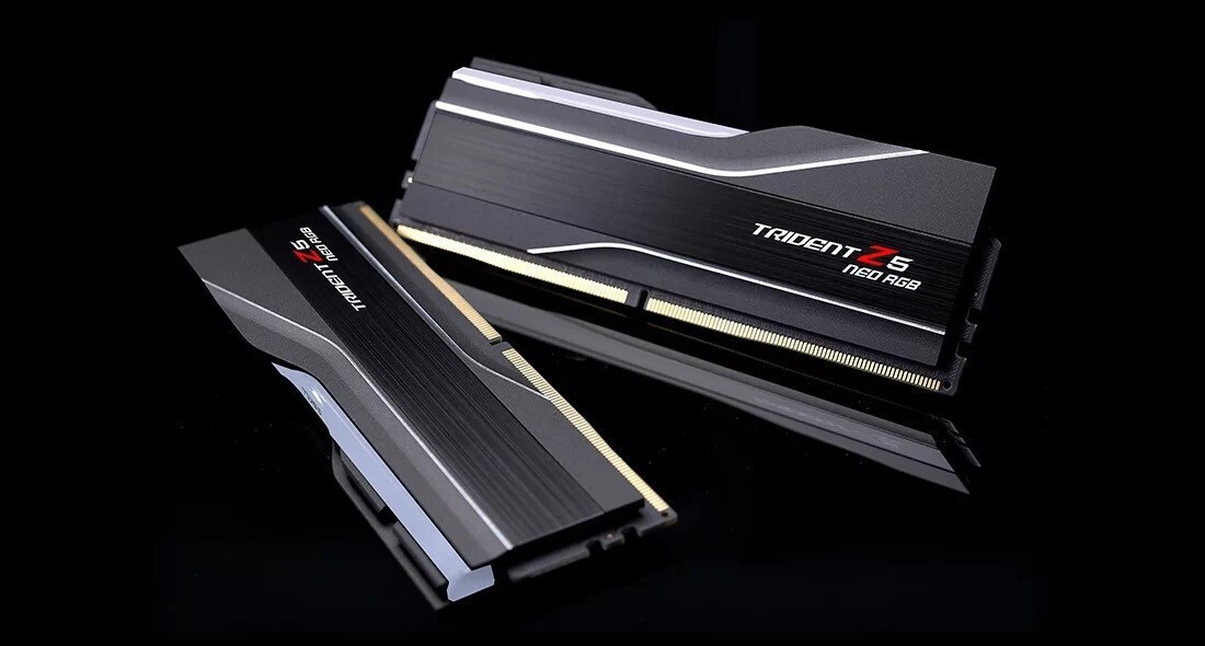 G.Skill Trident Z5 Neo RGB DDR5 32GB RAM με 2x16GB Modules και Ταχύτητα 6000 για Desktop