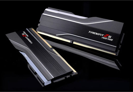 G.SKILL TRIDENT Z5 NEO RGB 32GB 2枚 DDR5 G.Skill Trident Z5 Neo RGB 64GB DDR5 RAM cu 2 module (2x32GB) și