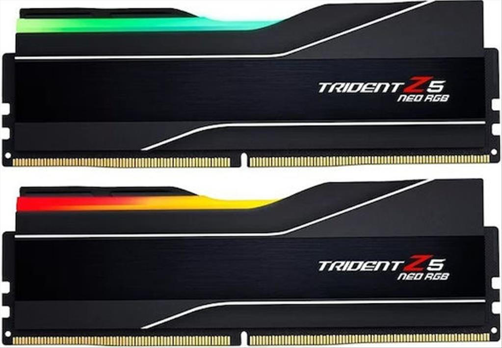 G.Skill Trident Z5 Neo RGB DDR5 32GB RAM με 2x16GB Modules και Ταχύτητα 6000 για Desktop