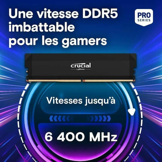 Crucial DDR5 Pro 32GB (CP16G64C38U5W) 【公式通販】 Crucial DDR5 Pro 32GB (CP16G64C38U5W) 【公式通販】