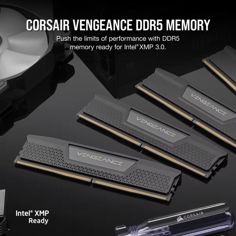 Corsair Vengeance DDR5 32GB RAM με 2x16GB Modules και Ταχύτητα 6400 για Desktop