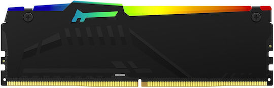 Kingston Fury Beast RGB DDR5 64GB RAM με 2x32GB Modules και Ταχύτητα 6000 για Desktop