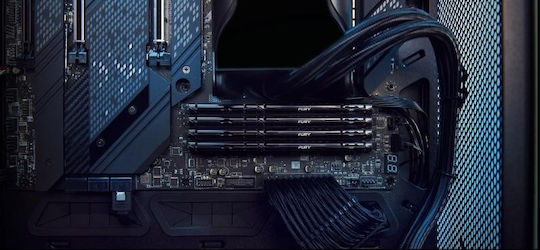 Kingston Fury Beast DDR5 64GB RAM με 2x32GB Modules και Ταχύτητα 5600 για Desktop
