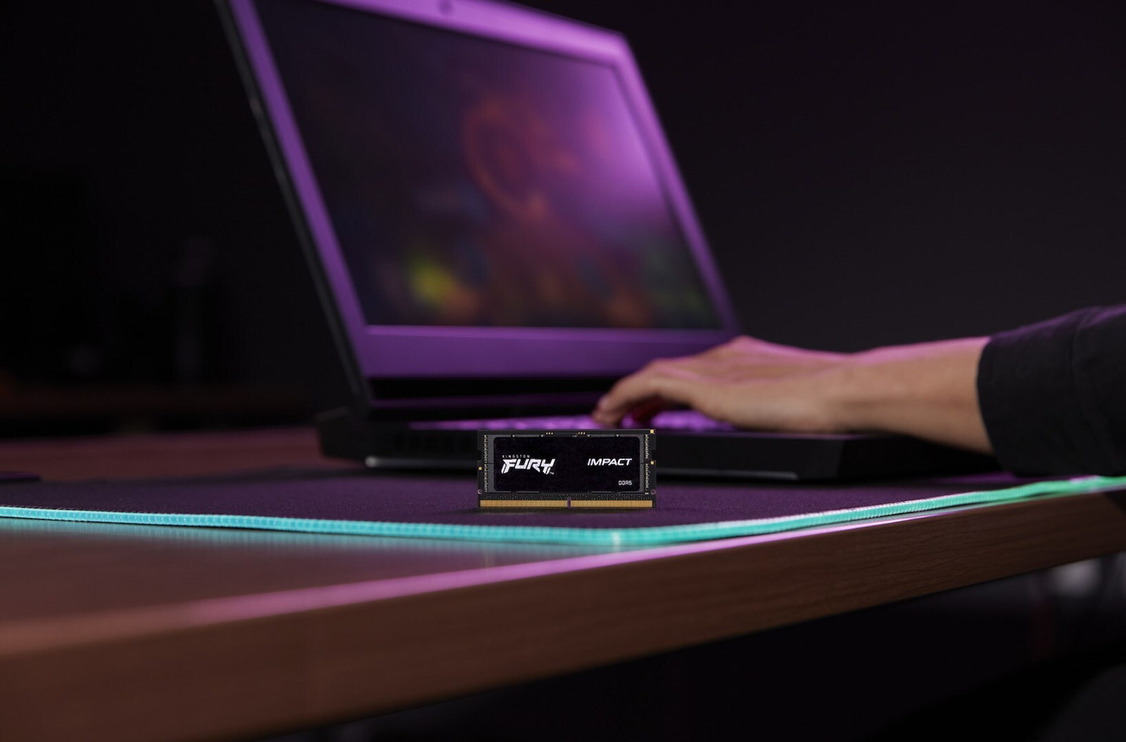 Kingston Fury Impact 16GB DDR5 RAM cu Viteză 4800 pentru Laptop