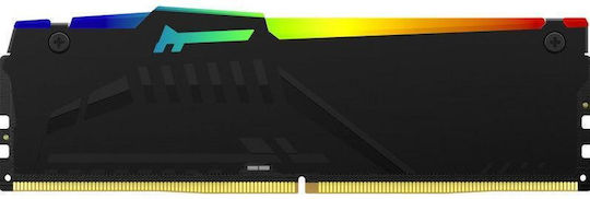 Kingston Fury Beast RGB DDR5 με Module 1x32GB και Ταχύτητα 5200 για Desktop