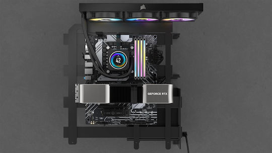 Corsair Dominator Titanium RGB XMP White DDR5 64GB RAM με 4x16GB Modules και Ταχύτητα 6000 για Desktop