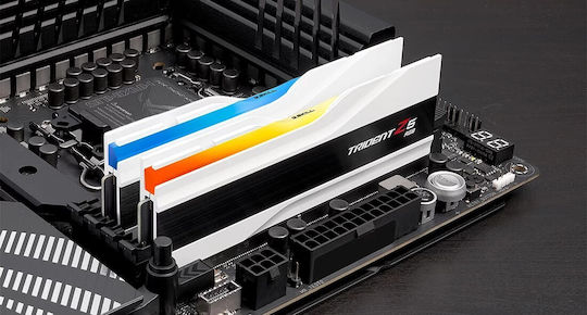 G.Skill Trident Z5 RGB 64GB DDR5 RAM cu 2 module (2x32GB) și Viteză 6000 pentru Desktop