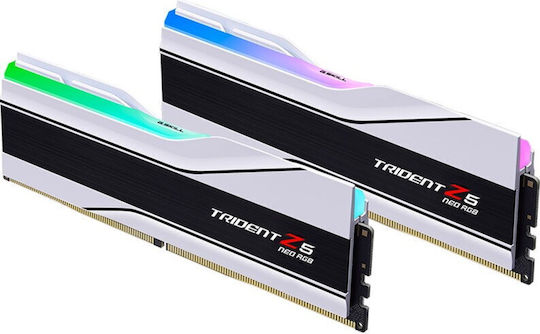 G.Skill Trident Z5 Neo RGB 32GB DDR5 RAM cu 2 module (2x16GB) și
