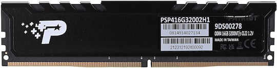 Signature Line Premium DDR4 με Module 1x16GB και Ταχύτητα 3200 για Desktop