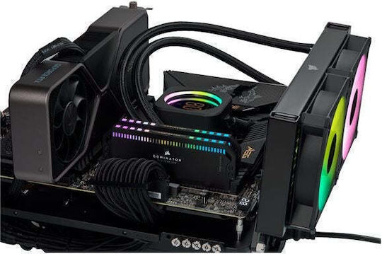 Corsair Dominator Platinum RGB 32GB DDR5 RAM cu 2 module (2x16GB