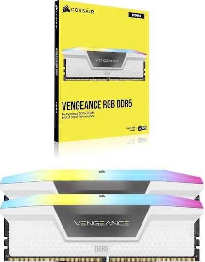 Corsair Vengeance 64GB DDR5 RAM cu 2 module (2x32GB) și Viteză