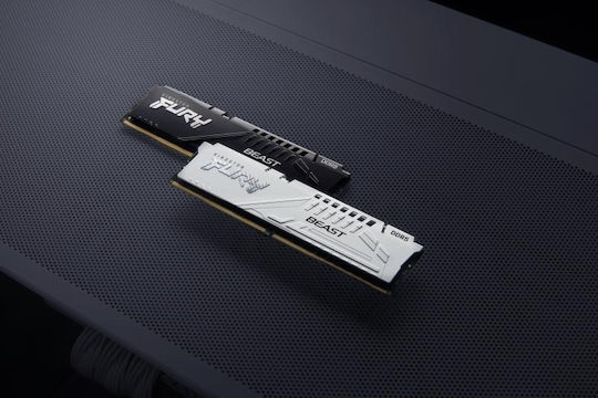 Kingston Fury Beast DDR5 16GB RAM με 2x8GB Modules και Ταχύτητα 5600 για Desktop